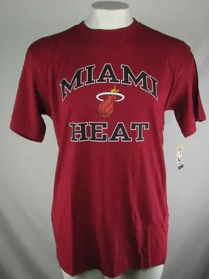 Miami Heat Men's NBA Red Majestic Big & Tall Short Sleeve Tee XLT • $19.99