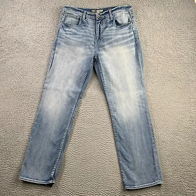 Buckle BKE Jeans Mens 34 (Actual 35x31 ) Blue Tyler Straight Leg Cotton Blend • $35.88