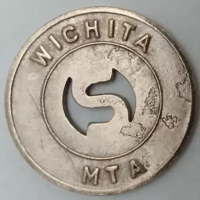 Witchita MTA S Hole One Fare Transit Bus Token 22mm • $7.95