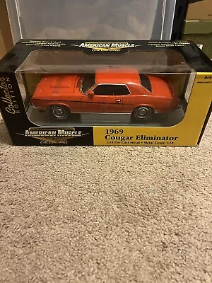 American Muscle 1969 Mercury Cougar Eliminator Orange Factory Sealed NEW • $125