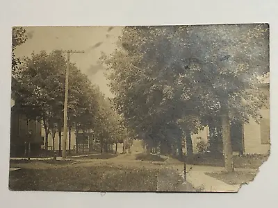 Postcard Tree Lined Street Millville Pa Real Photo Posted 1912 • $9.75