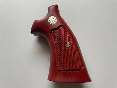 Decorative Grips For Smith & Wesson K/L Square Butt  Hardwood Grips Open Back • $59.21