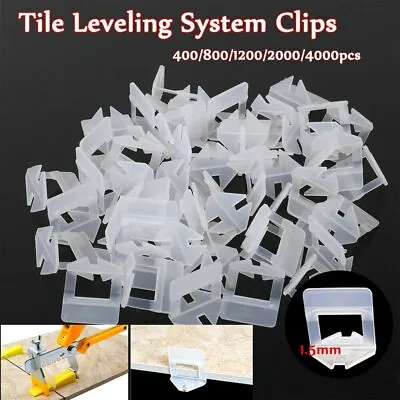 £12.99 • Buy 100-4000PCS Tile Leveling Spacer System Tool Clips Wedges Flooring Lippage Plier