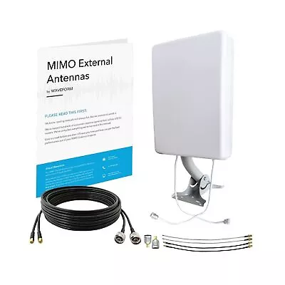 Waveform 2x2 MIMO Panel Antenna Kit | 4G And 5G Compatible Modem Router Gat... • $351.65