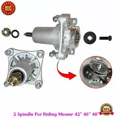 $59.99 • Buy 2 PC Mower Spindle For Poulan Pro PB22H46YT C20H42YT PB20H46YT PP20VA46 PTX16542