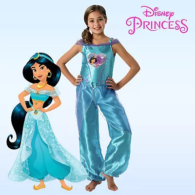Disney Princess Jasmine Costume Film Book Character Girls Aladdin Outfit Age 3-4 • £7.99