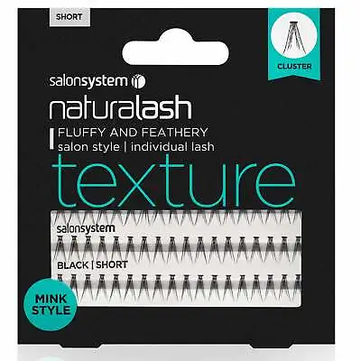 Salon System NaturaLASH - Texture -  Individual Lashes - Faux Mink Style (Short) • £6.95