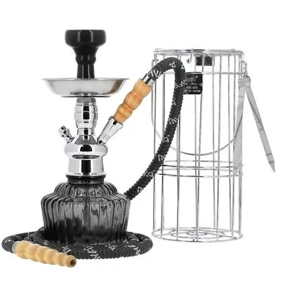 MYA Hookah Set QT 14  Glass Vase Includes Modern Portable Mini Great Smoking AAA • $44.99