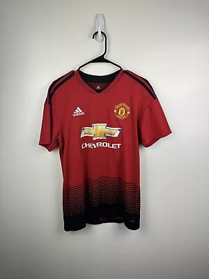 Paul Pogba Adidas Manchester United 2018 Home Soccer Jersey Mens Size Medium • $20