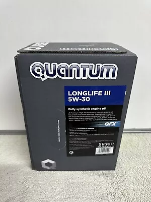 QUANTUM LONGLIFE 3 5W-30 C3 Fully Synthetic Engine Oil 5L VW AUDI SEAT SKODA • £35.99