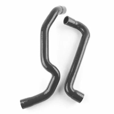 For 1988-1991 BMW E30 M3 2.3L MT 89 90 91 Black Silicone Radiator Hose Kit Pipes • $45.99