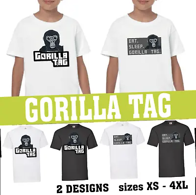 GORILLA TAG T-shirt I VR Game Inspired Design Tee I Kids & Adult Sizes • £16.99