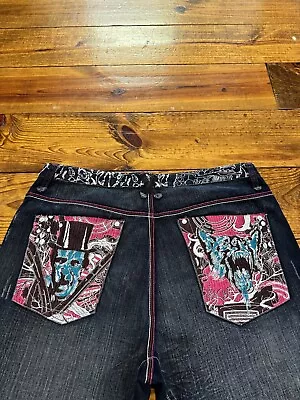 Y2K Vintage Artful Dodger Jeans Jack The Ripper Urban Hip Hop 38 Guns Affliction • $49