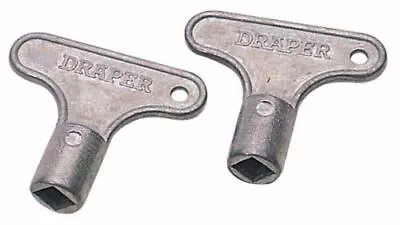 Radiator Key Air Bleed Plumbing Bleeding Key Draper 74880 QTY-2 • £2.99