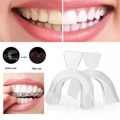 $10.92 • Buy Teeth Whitening Tooth 2x Thermoforming Bleaching Kit Mouth Trays Molding Dual