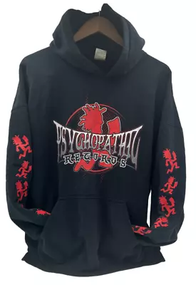 $129.99 • Buy Insane Clown Posse ICP Vintage Pullover Hoodie Psychopathic Records XXL RARE