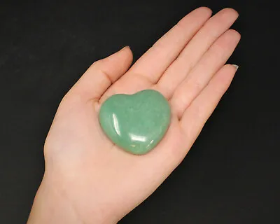 $10.90 • Buy Green Aventurine Heart: LARGE 1.75  (Crystal Gemstone Heart, Palm Stone)