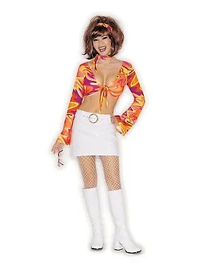 Shirley Of Hollywood Go Go Girl 1960 1970 S/M M/L Designer Retro Fancy Dress • £35.95