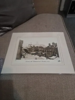 Lincoln Cathedral & Stonebow 1890 11 X 14 Print By Frith • £15