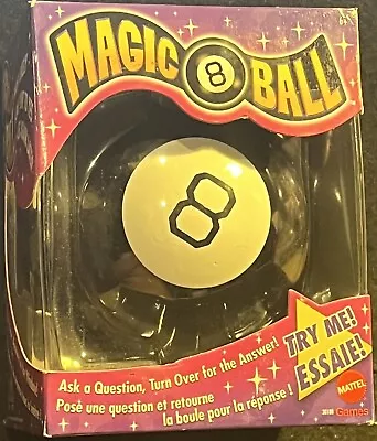 Magic 8 Ball Toy Vintage Game Fortune Teller Kids Lucky Answers FUN Mattel 30188 • $14.99