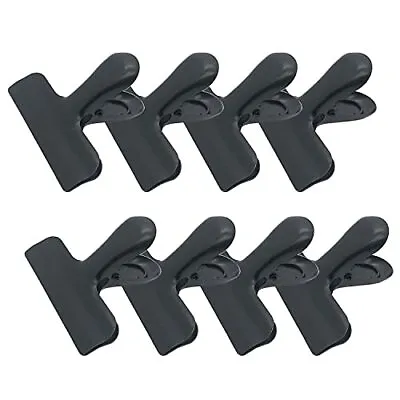 8 Pack Metal Chip Bags Clips Stainless Steel Heavy Duty Kitchen Food Bag Clips • $13.42
