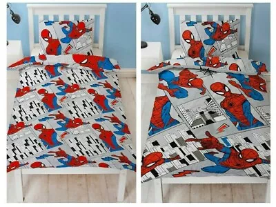 £18.75 • Buy Brand New Ultimate Spiderman Flight Single Duvet Cover Set Reversible Bedding