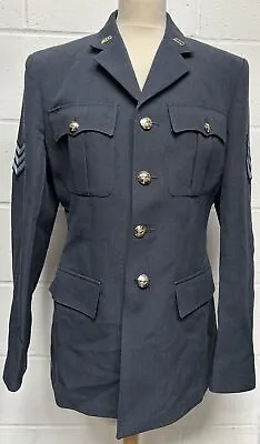 British Royal Air Force ATC Sergeant No.1 Mans Dress Jacket Tunic 176/100/84 • £29.95