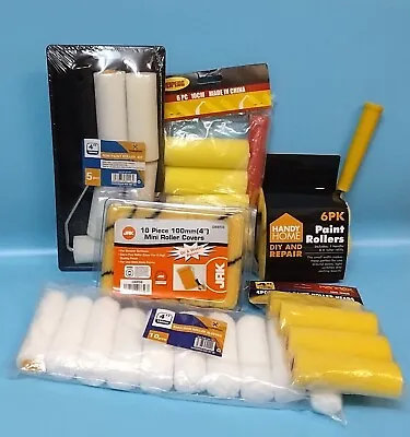 Mini Roller Sleeves Refills / Foam Paint Rollers; Oil & Emulsion Gloss Paint • £4.99