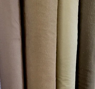 Cotton Stretch Needlecord Corduroy Soft Winter Fabrics Metre Khaki Olive Brown  • £7