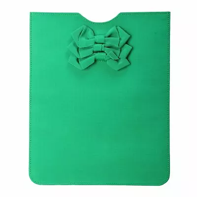 £52.15 • Buy Red Valentino Women's Green Bow Decorated Pouch Ipad Case 8x10
