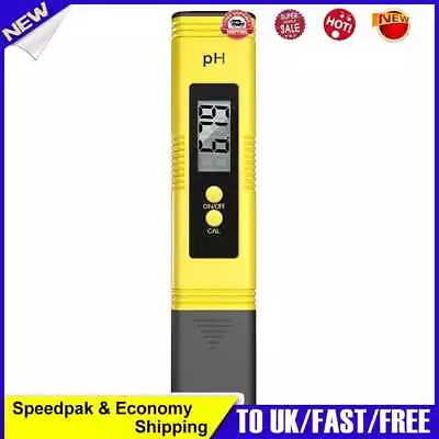 £6.23 • Buy Portable Digital LCD Ph Meter Tester For Pool Water Wine Urine Aquarium
