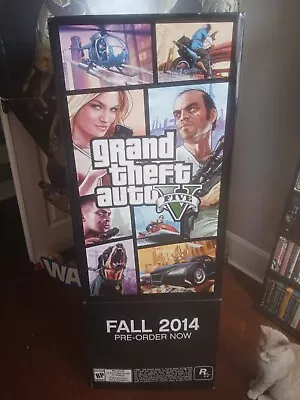 Grand Theft Auto V (GTA 5) Cardboard Standee Floor Store Display (BRAND NEW) • $500