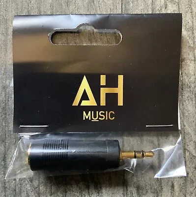 AH Music 1/4 Stereo Jack To 3.5mm Mini Jack Adaptor Headphone Jack • £3.29