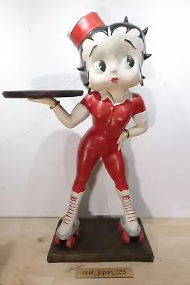 BETTY BOOP ROLLER Skating Server Statue 37  Tall Ultra RARE Side Table LARGE FS • $1518.49