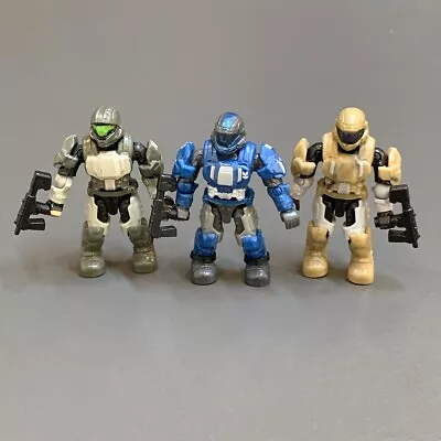 3X Rare Mega Bloks Construx Halo Heroes Series Buck ODST Action Figure Toys #5 • $32.99