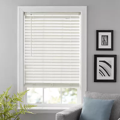 Better Homes & Gardens 2-Inch Cordless PVC Faux Wood Blinds Antique White • $22.84