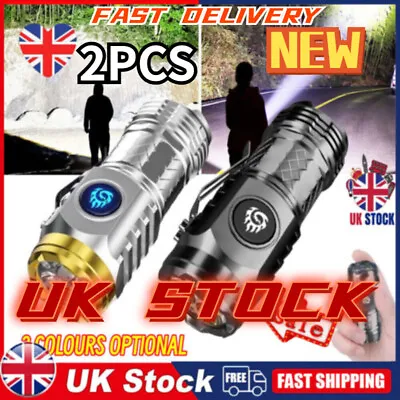 2xThree-Eyed Monster Mini Flashlight Flash Super Power Waterproof Outdoor Gift U • £2.99