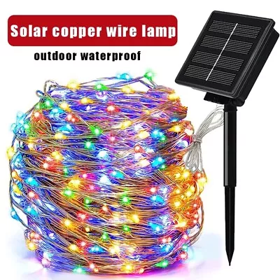 Solar LED Powered Fairy String Rope Strip Lights Waterproof Outdoor Garden Patio • $13.29