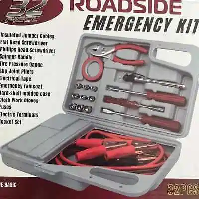 32 Piece Auto Car Safety Roadside Multipurpose Emergency Assistance Kit • $24.99