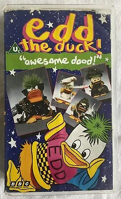 Edd The Duck “Awesome Dood” BBC VHS Video C.1990 • £4.99