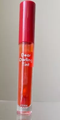 Etude House Dear Darling Water Gel Tint Kumquat Red OR201 0.2 Oz/Full Size • $6.99