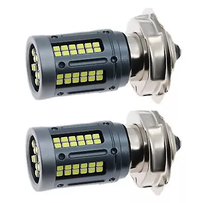 1/2pcs White P26S 1151 84 LED Scooter ATV UTV Bike Headlight Bulb P26S 10-30V US • $15.98