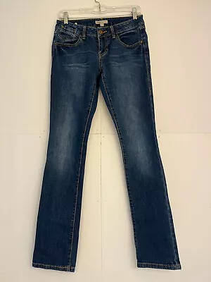 CAbi Bree Straight Leg Skinny Blue Jeans Women's Size 2  Style #514 • $12.95