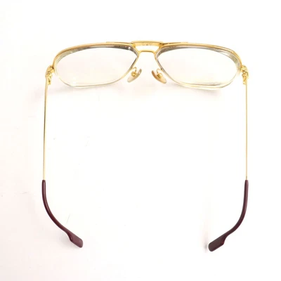 $420.46 • Buy Cartier Trinity Two Bridge Degree Glasses Eyewear Gold 62 12 140 Body Only