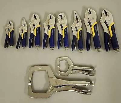 Irwin Vise Grip Locking Pliers Set Cushion Grip 10 Piece  • $325