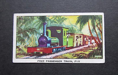 KELLOGGS  VINTAGE 1963 TRADE CARDS  STORY OF THE LOCOMOTIVE No 8 FREE FIJI TRAIN • £1