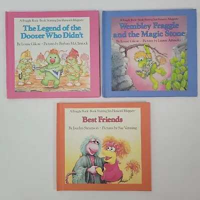 Fraggle Rock Books Jim Henson's Muppets Lot Of 3 Hardcover Vintage 1984 Clean! • $14.99