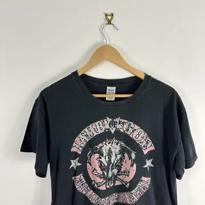 Men’s Vintage Lamb Of God Pure American Metal 2010's Black Large T-Shirt • £25