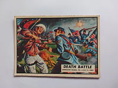 A&BC American Civil War Bubble Gum Trading Cards No 47 1966 • £2