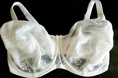 Panache Tango Underwired Balcony Bra - White - 40GG • £25